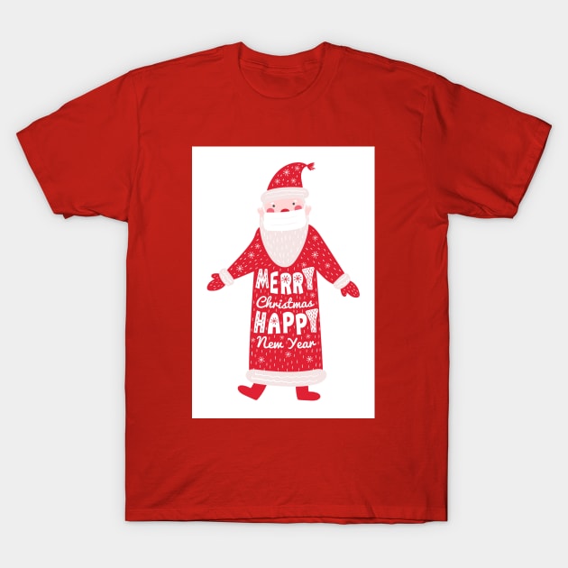 Christmas Santa Claus T-Shirt by queensandkings